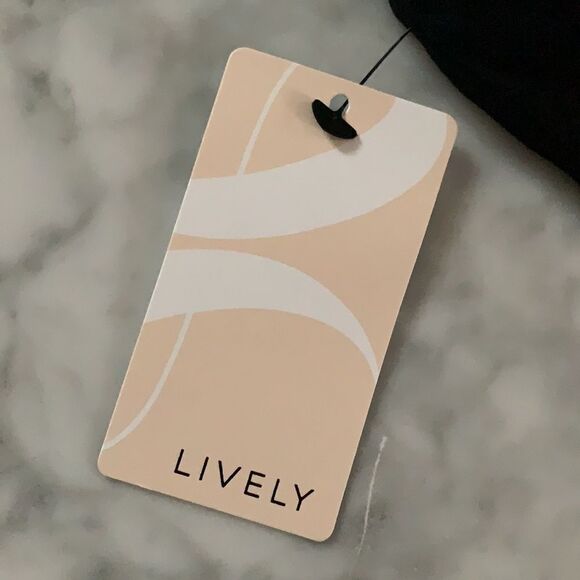 Lively Black Cotton Thong - Picture 6 of 9